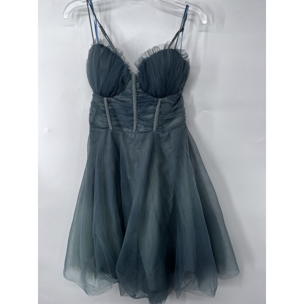 Selfie Leslie Party Mini Dress Medium spaghetti strap corsette cocktail short